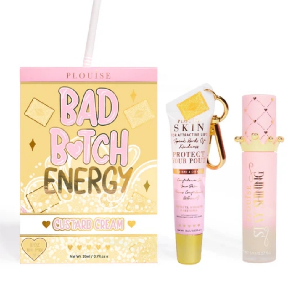 NEW P.Louise Bad B❤︎tch Energy Lip Custard Cream Lip Duo 2.0 ml / 0.7 fl Oz
